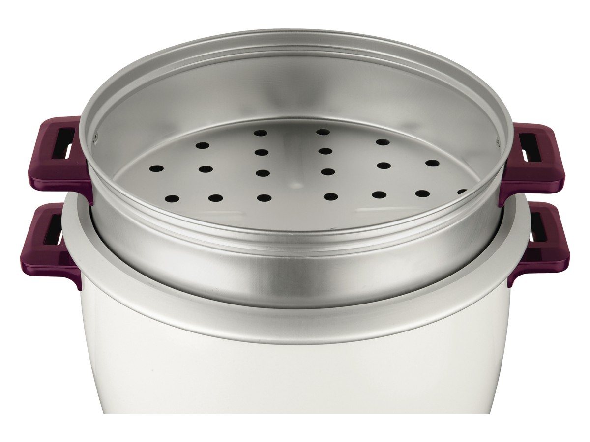 15Cup Electric Rice Cooker with Warmer & Steamer Tray (2.8Litre